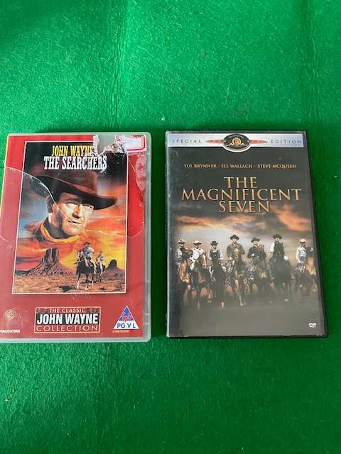 JOHN WAYNE THE MAGNIFICENT SEVEN/THE SEARCHERS