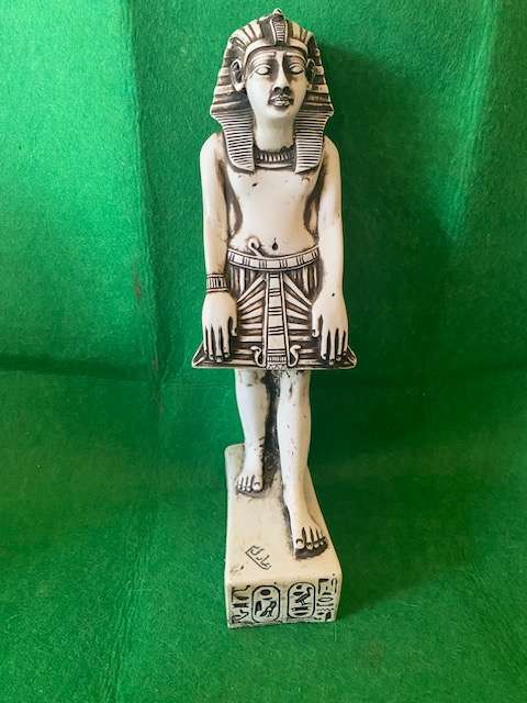 HEAVY STONE EGYPTIAN STATUE 32CM