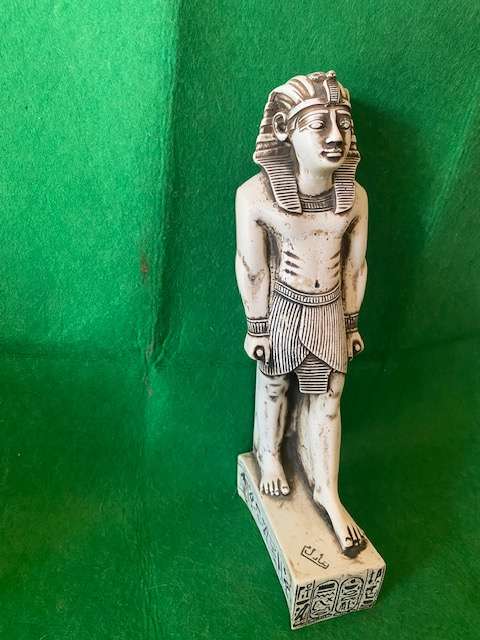 HEAVY STONE EGYPTIAN STATUE 32CM