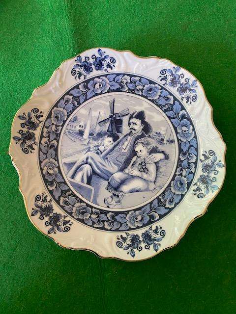 21 cm Delft Wall Plate from Holland