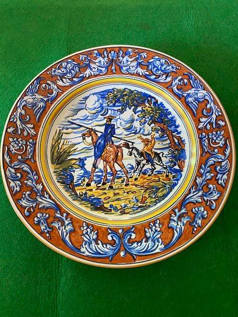 28 cm Ceramics Caryso off  Toledo Spain Wall Plate
