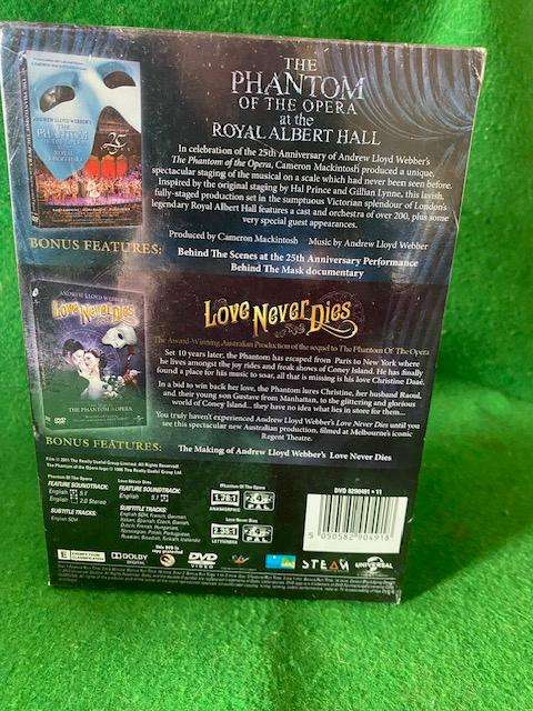 PHANTOM OF THE OPERA SPECIAL LIMITED EDITION PLUS BEHIND THE MASK DOCUMENTARY NEW DVD SET