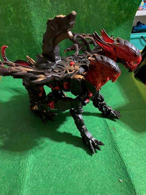 TRANSFORMERS The Last Knight Mega 1-step Turbo ChargerDragon Storm Figure