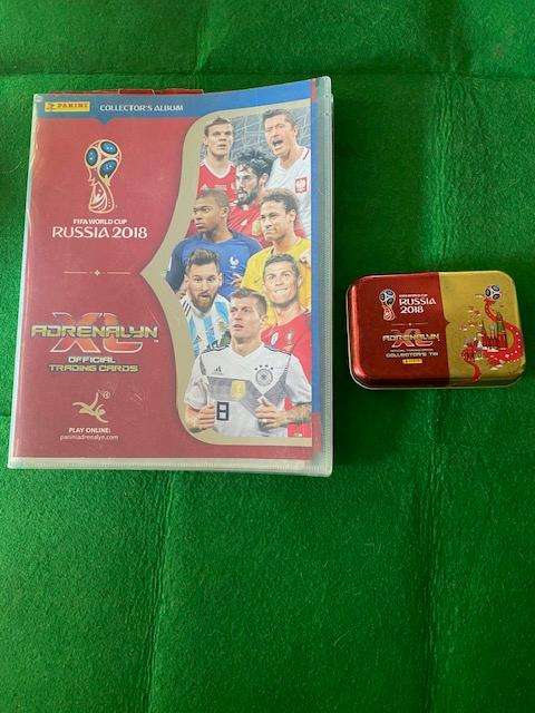 PANINI RUSSIA 2018 COLLECTORS BINDER AND  200 CARDS