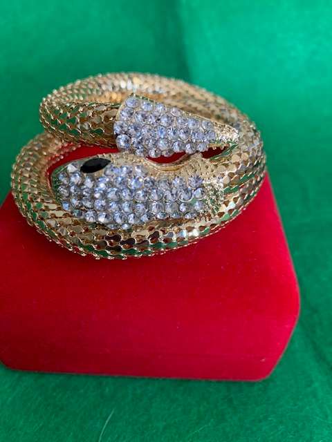 PLATED GOLD SNAKE BRACELET