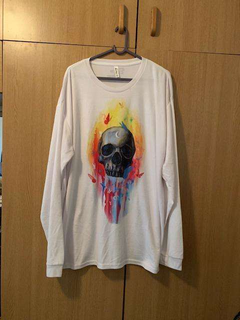 SCULL T SHIRT LONG SLEEVE