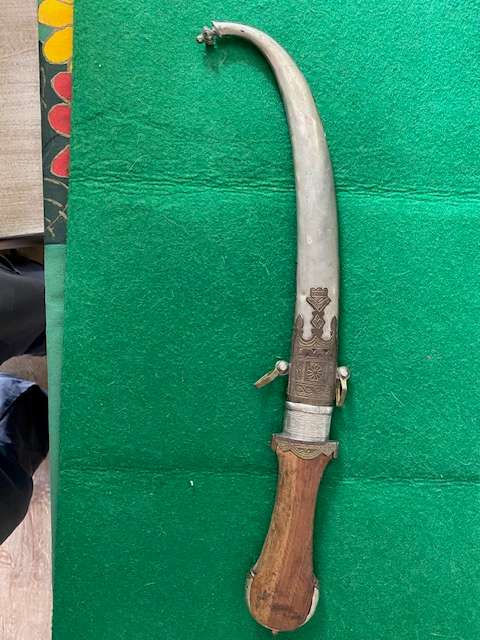 ANTIQUE MAROCCO DAGGER WITH SHEATH