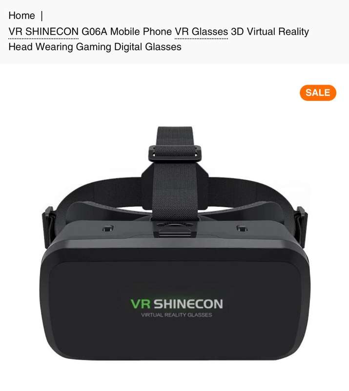 VR SHINECON MOBILE PHONE VR HEADSET