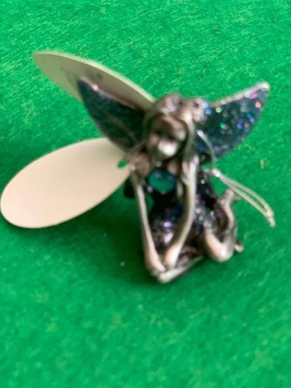 DAINTY PEWTER FAIRY ORNAMENT