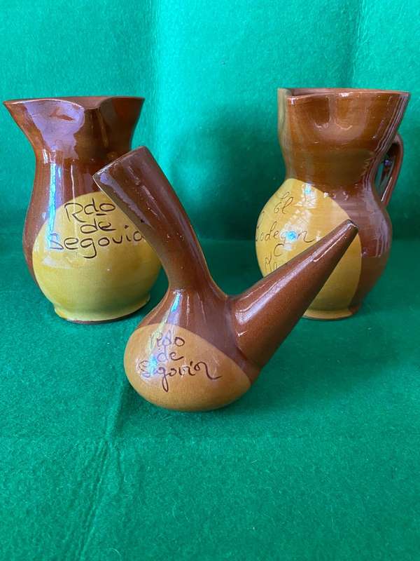 RDO DE SEGOVIA SPANISH WINE PITCHERS SET OF 3