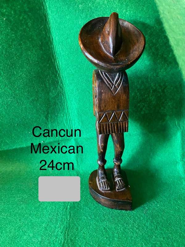 WOODEN MEXICAN ORNAMENT BOUGHT IN CANCUN