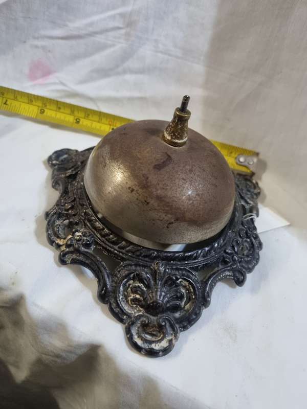 Antique reception desk bell