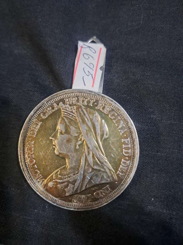 British silver crown 1898