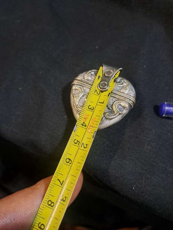 Vintage vinaigrette heart shaped box (not tested selling it as non silver)