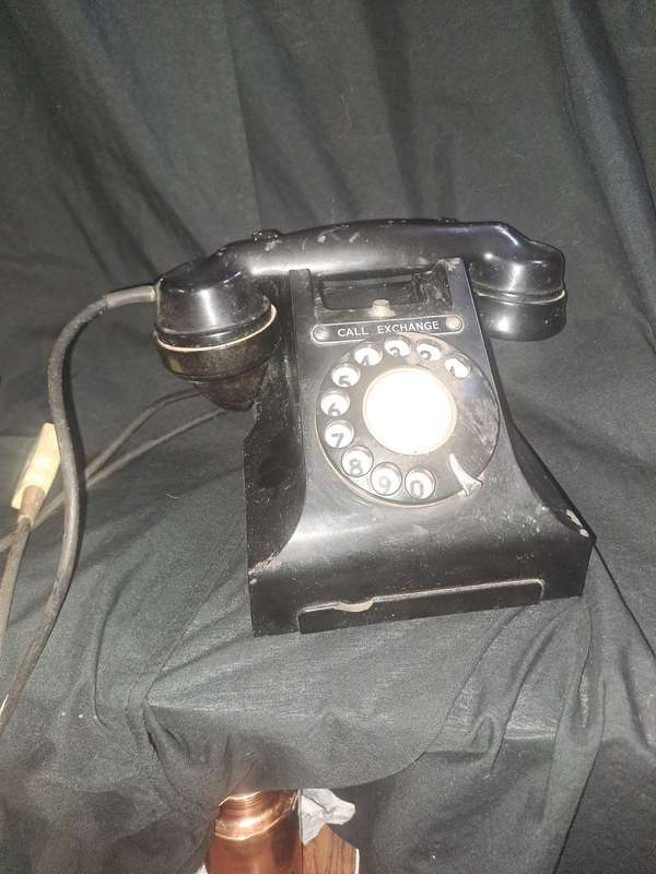Bakelite call exchange phone