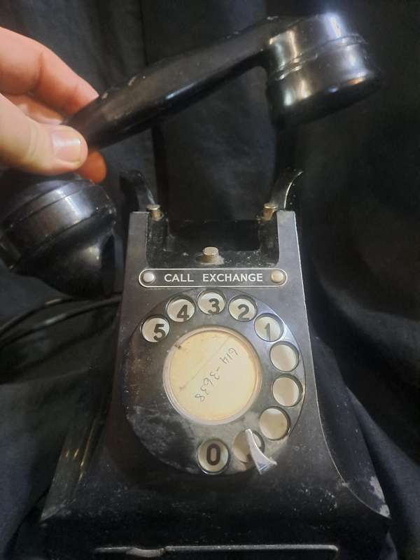 Bakelite call exchange phone