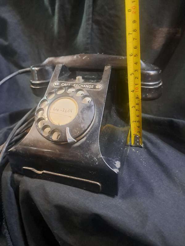 Bakelite call exchange phone