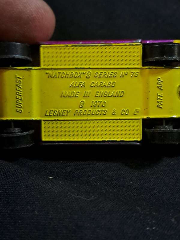 Matchbox series no 75 alfa carabo made in England