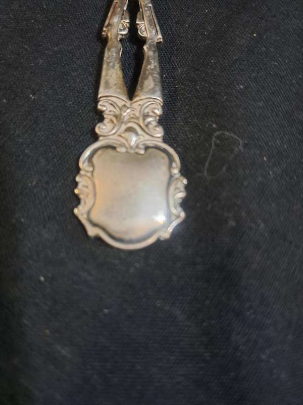 Antique silver shooting spoon hallmarked