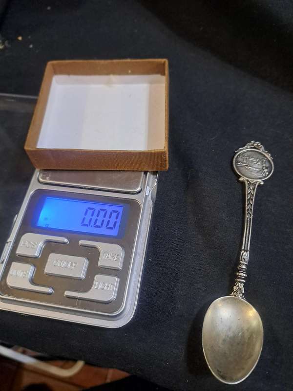Antique silver hallmarked Shooting spoon