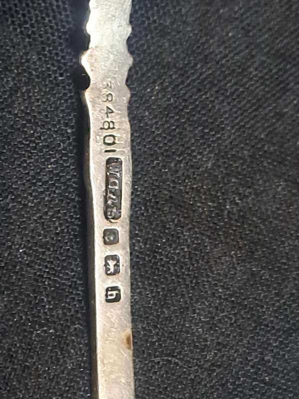 Antique silver hallmarked Shooting spoon