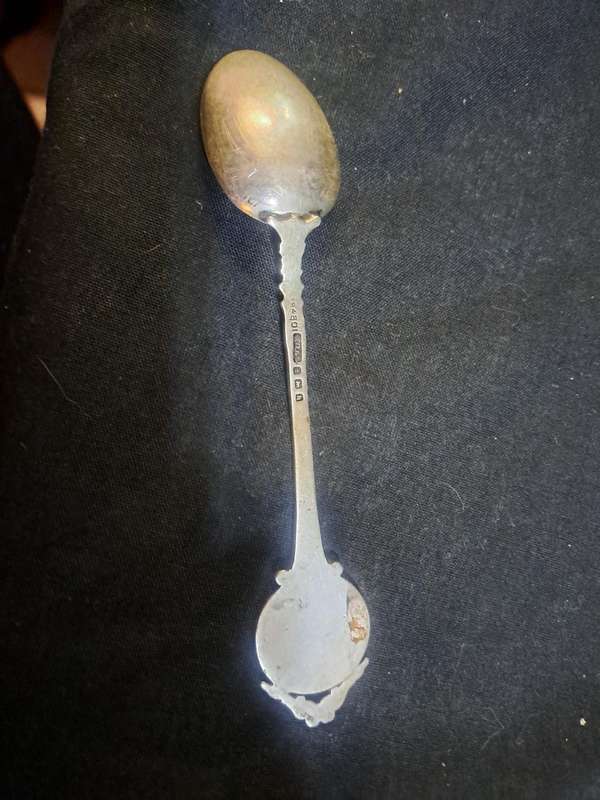 Antique silver hallmarked Shooting spoon