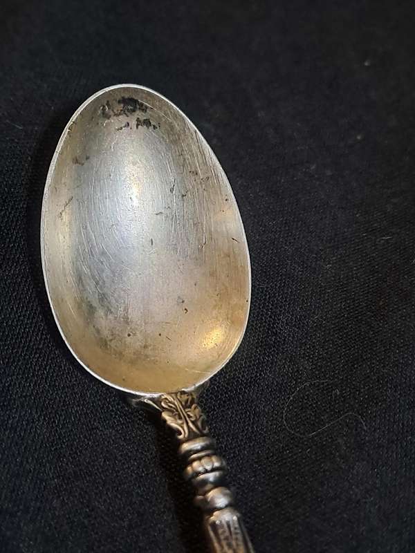 Antique silver hallmarked Shooting spoon
