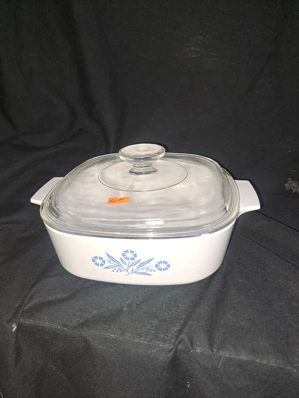 Vintage corning ware bule cornflower
