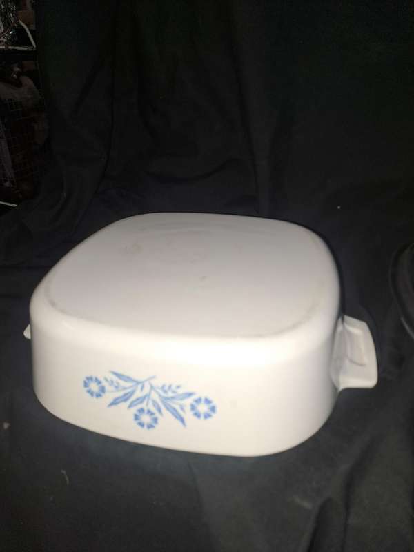 Vintage corning ware bule cornflower