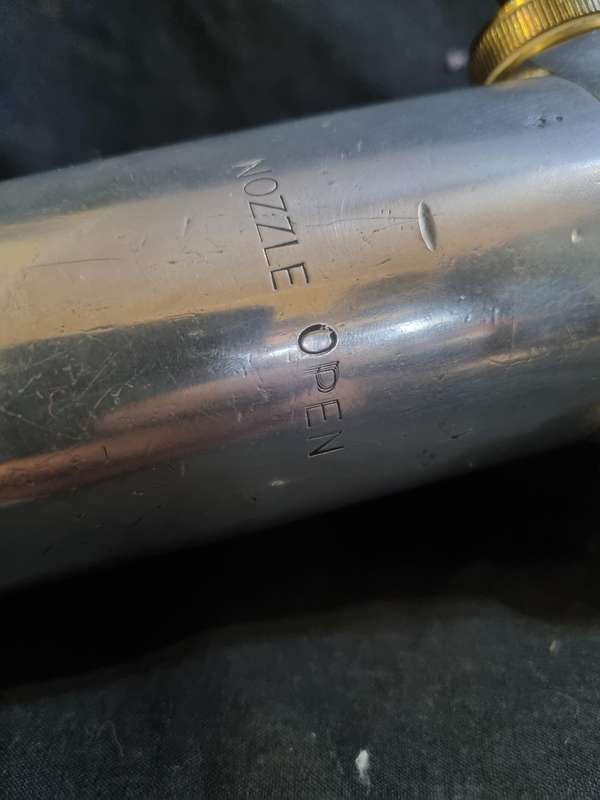 Vintage fireman's nozzle