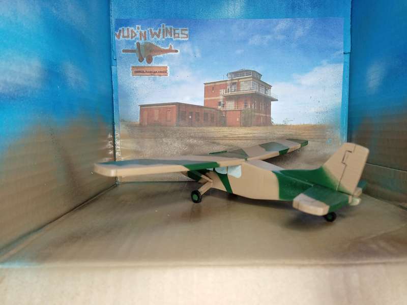 Handmade 1/48 scale, Atlas Kudu, wooden model.