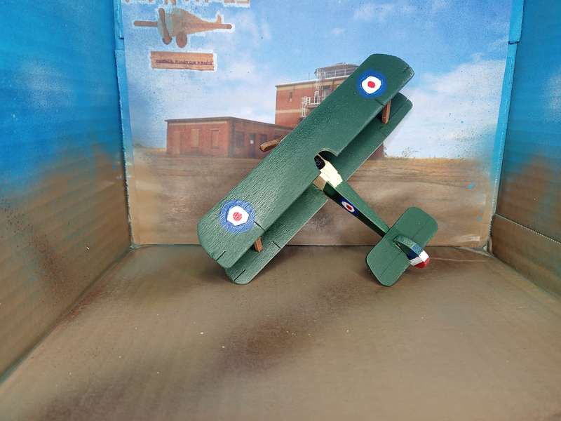 Handmade 1/48 scale, Sopwith Camel, wooden model.