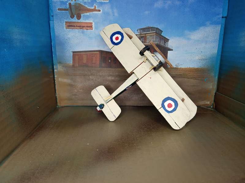 Handmade 1/48 scale, Sopwith Camel, wooden model.