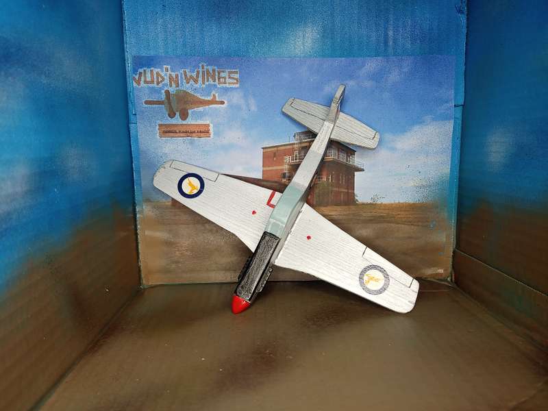 Handmade 1/48 scale, P-51D,  wooden model.
