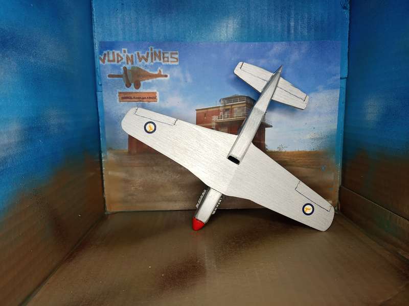 Handmade 1/48 scale, P-51D,  wooden model.