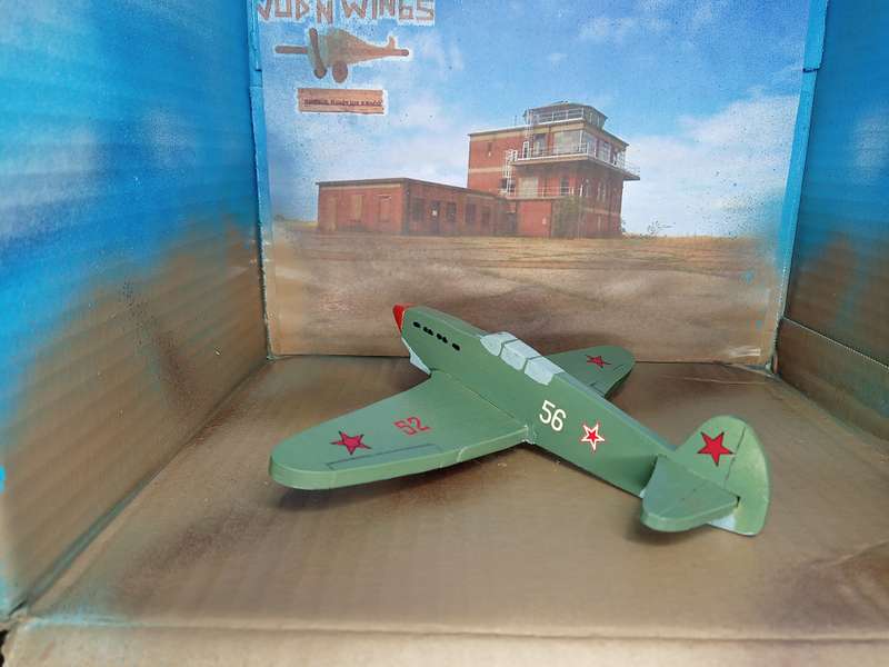 Handmade 1/48 scale, Yakovlev Yak 7a, wooden model.