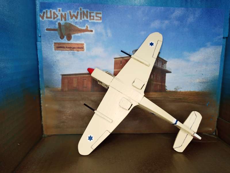 Handmade 1/48 scale, Avia S.199 Mezek, wooden model.