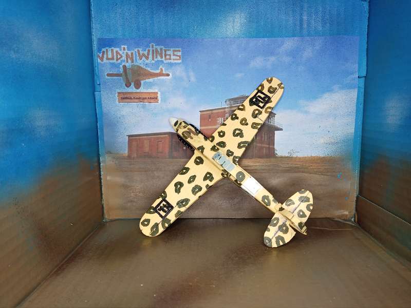 Handmade 1/48 scale, Macchi MC.205 Veltro, wooden model.