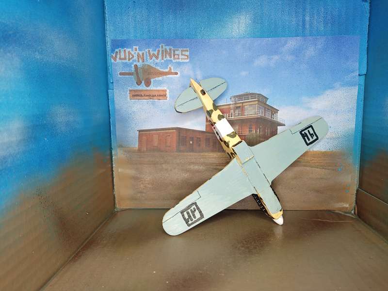 Handmade 1/48 scale, Macchi MC.205 Veltro, wooden model.