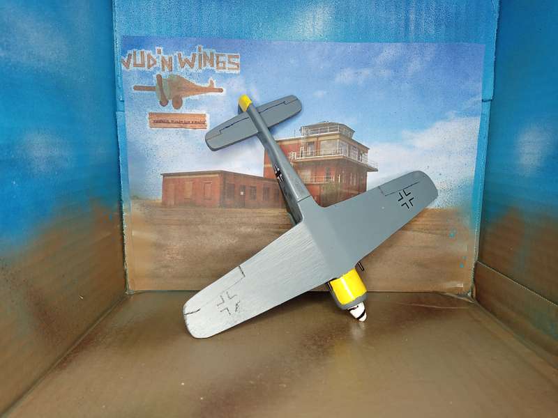Handmade 1/48 scale, Focke-Wulf Fw-190 a, wooden model.