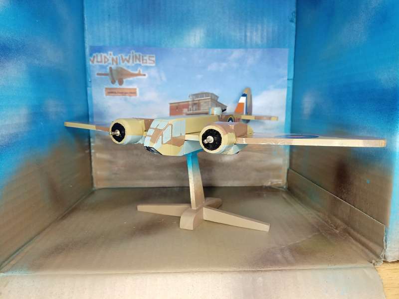 Handmade 1/48 scale, Bristol Blenheim MK1, wooden model.