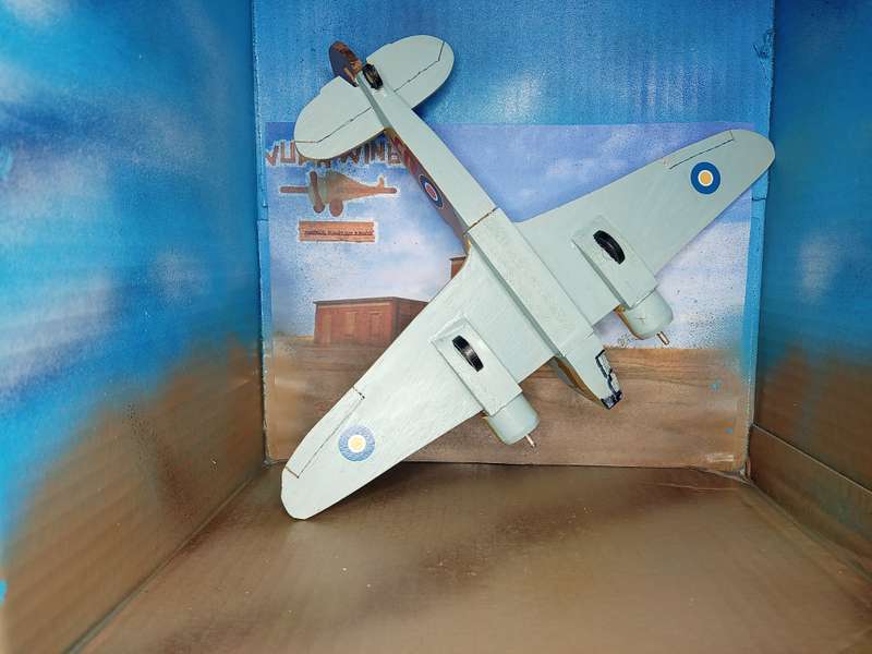 Handmade 1/48 scale, Bristol Blenheim MK1, wooden model.