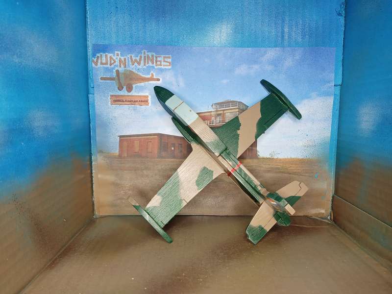 Handmade 1/48 scale, Atlas Impala MK2, wooden model.
