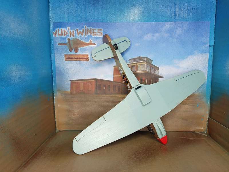 Handmade 1/48 scale, Hawker Hurrican MK11b, wooden model.