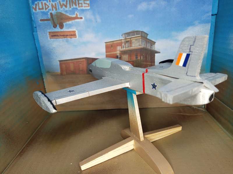 Handmade 1/48 scale, Atlas Impala MK1, wooden model.