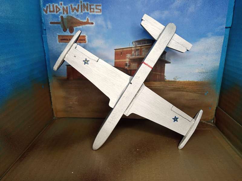 Handmade 1/48 scale, Atlas Impala MK1, wooden model.
