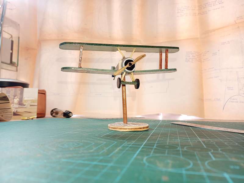 Handmade 1/48 scale, Sopwith Camel, wooden model.