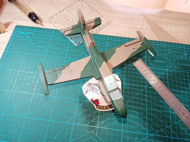 Handmade 1/48 scale, Atlas Impala MK2, wooden model.
