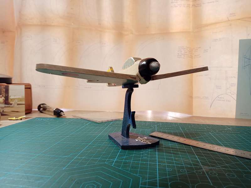 Handmade 1/48 scale, Mitsubishi A6M2 Zero, wooden model.