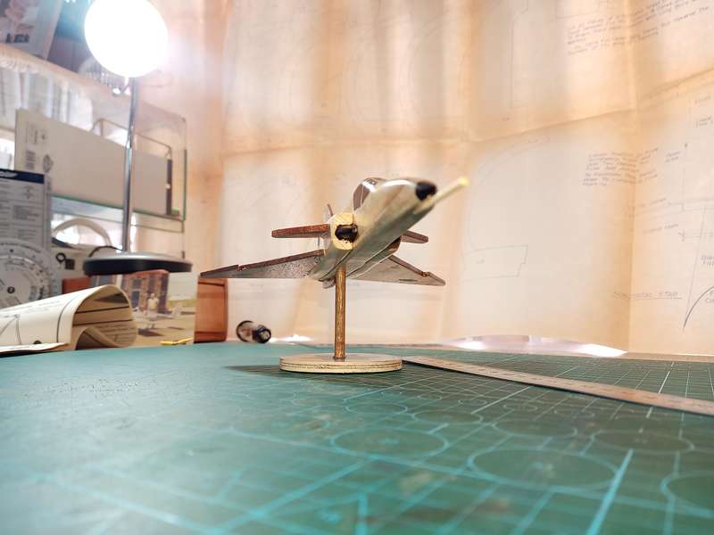 Handmade 1/48 scale IAI Kfir c2, wooden Model